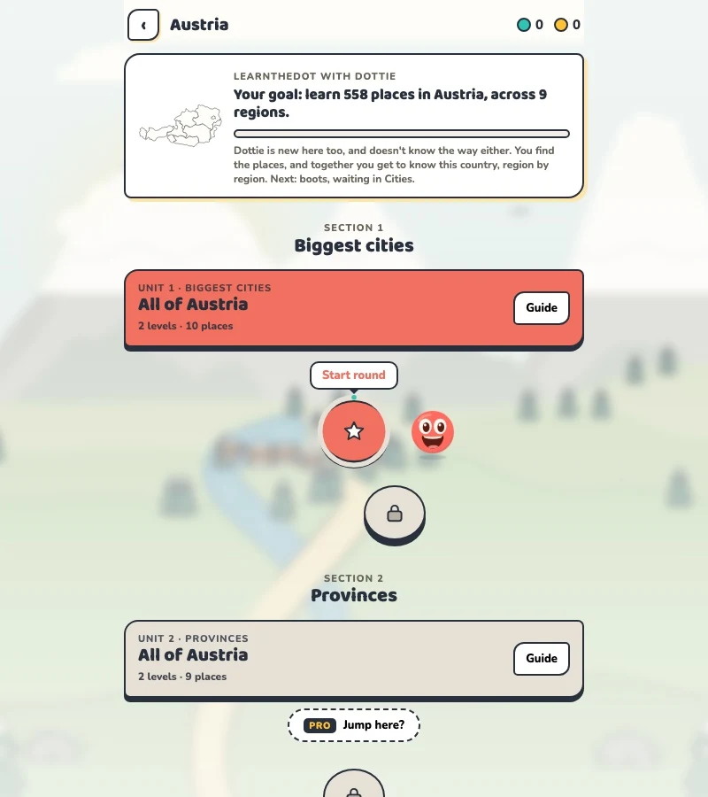 LearnTheDot: actual learning path