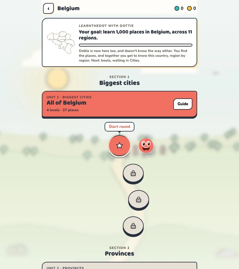LearnTheDot: actual learning path