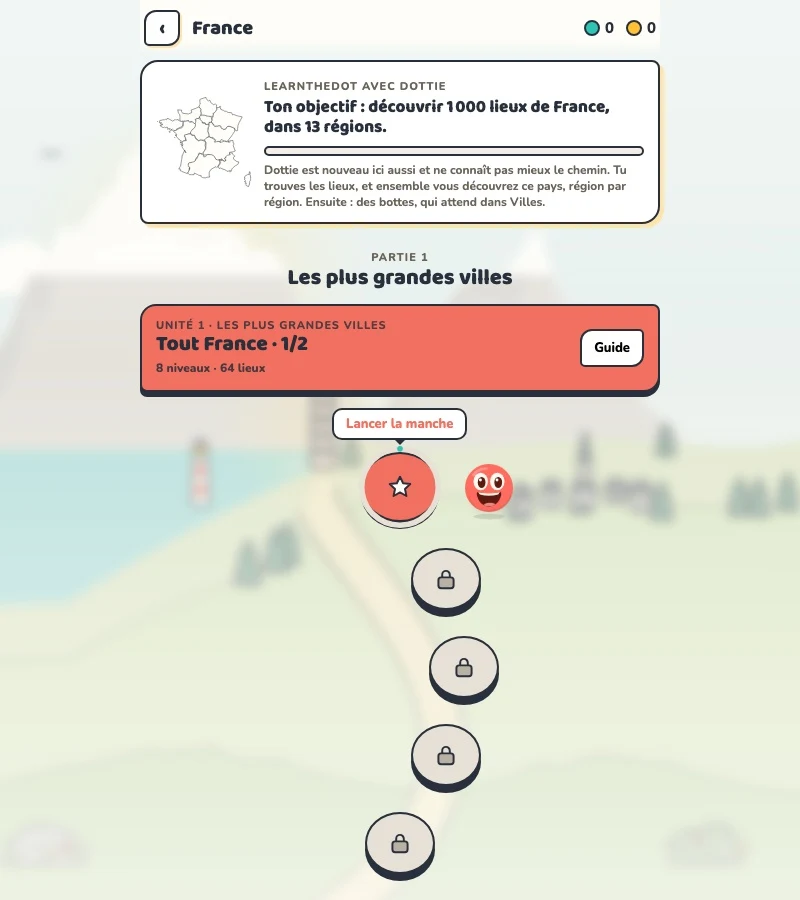 LearnTheDot: actual learning path