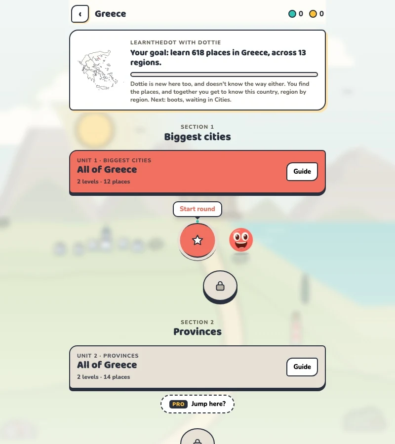 LearnTheDot: actual learning path