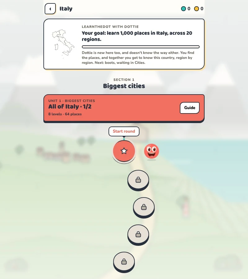 LearnTheDot: actual learning path